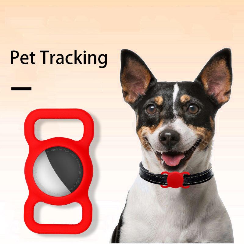 Anti-lost Pet Dog Tracking Locator Silicone Protective Case Cover for Apple AirTag