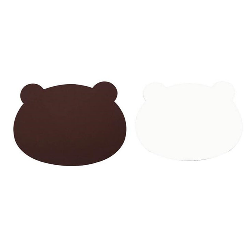 Cartoon Bear Shaped Waterproof Heat-insulating Dishes Table Mat Pad Oil-proof Tableware Placemats