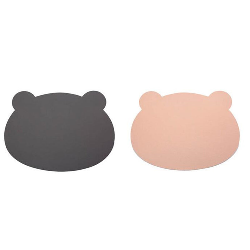 Cartoon Bear Shaped Waterproof Heat-insulating Dishes Table Mat Pad Oil-proof Tableware Placemats