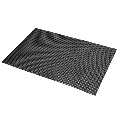 MJ7814 PVC Braided Non-Slip Placemat Dining Table Mat Heat-insulated Tableware Bowl Pads