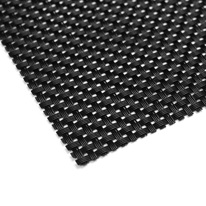 MJ7814 PVC Braided Non-Slip Placemat Dining Table Mat Heat-insulated Tableware Bowl Pads