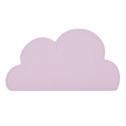 SHY98 BPA Free Cartoon Cloud Silicone Placemat Heat Resistant Plate Mat Children Bowl Coaster