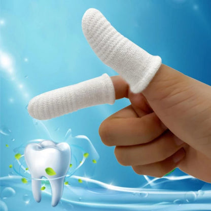 2Pcs/Set Pet Dog Cat Teeth Cleaning Tool Oral Care Toothbrush Finger Sleeve