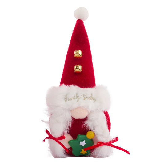 Christmas Gnome Doll Ornament Santa Cute Toy Decoration for Home Office Desktop