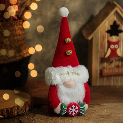 Christmas Gnome Doll Ornament Santa Cute Toy Decoration for Home Office Desktop