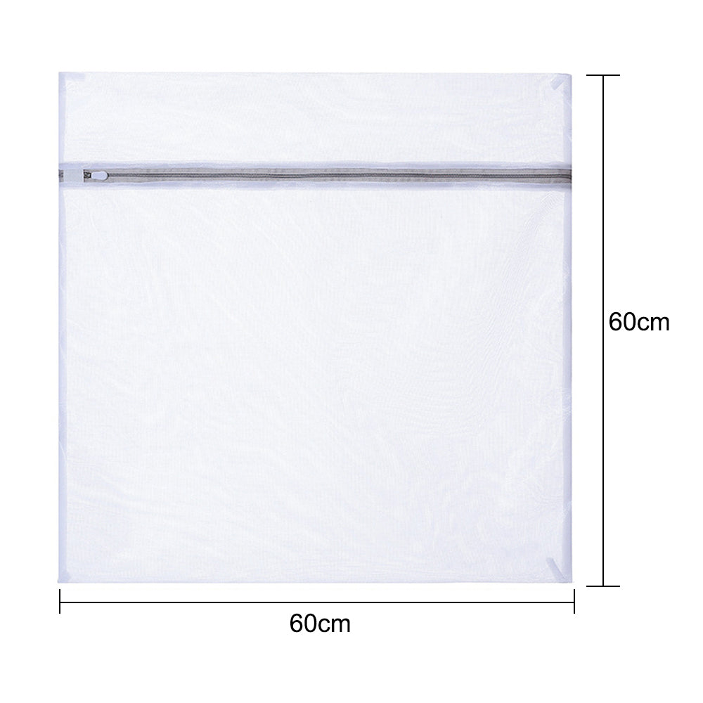 MM-X001 60x60cm 70g Thickened Mesh Laundry Bags Machine Washable Stocking Underwear Wash Bags (Thin Mesh)