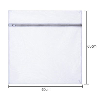 MM-X001 60x60cm 70g Thickened Mesh Laundry Bags Machine Washable Stocking Underwear Wash Bags (Thin Mesh)