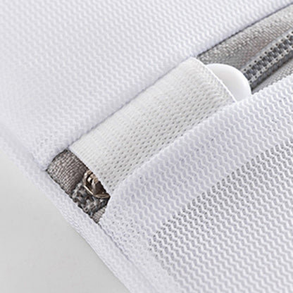 MM-X001 23x30cm 70g Laundry Bag Thickened Zipper Mesh Machine Washable Underwear Delicate Washing Bag (Thin Mesh)