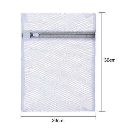 MM-X001 23x30cm 70g Thickened Mesh Laundry Delicate Clothes Underwear Bags Machine Washable Travel Clothes Storage Bags (Thick Mesh)