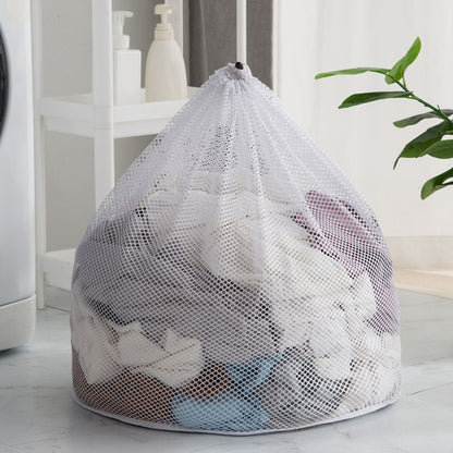 30x40cm Reusable Underwear Delicate Washing Bag Drawstring Laundry Bag (Thick Mesh)