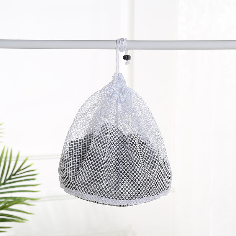 60x80cm Thickened Mesh Laundry Bag with Drawstring Closure for Travel, College Dorm, Apartment (Thick Mesh)