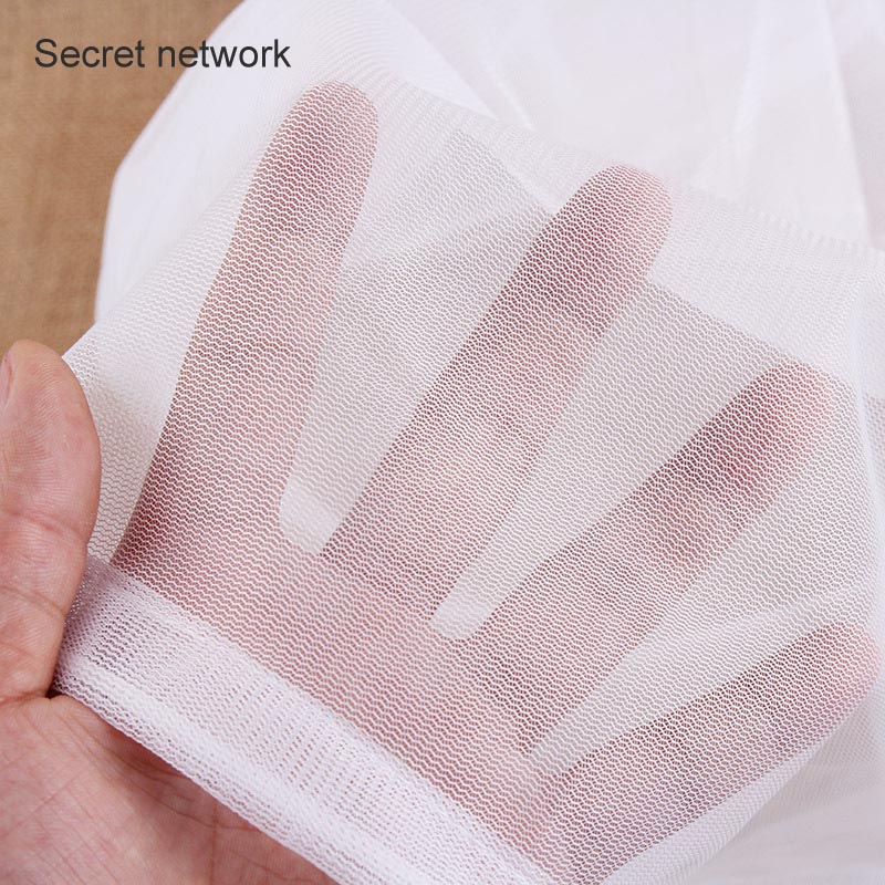 60x80cm Drawstring Laundry Mesh Bag Machine Washable Underwear Delicate Washing Bag (Thin Mesh)