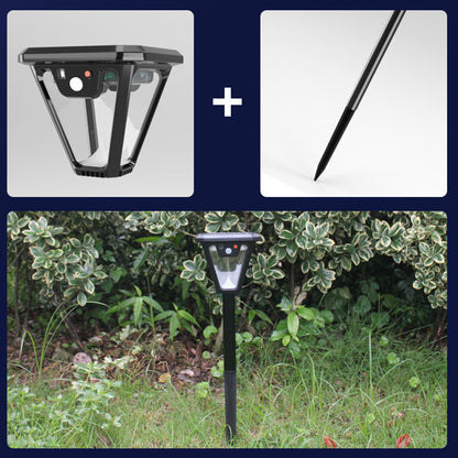 V83 High Brightness Solar Light Outdoor Garden Light Wall Hanging Light Lawn Lamp for Porch Yard Garage