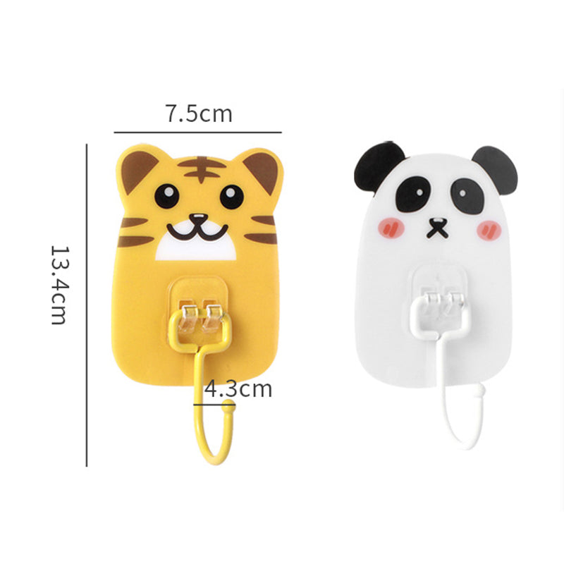 1172 Cute Animal Hook Children Room Wall Clothes Hanger Bathroom Kitchen Decorative Key Hanging Hook Storage Hook