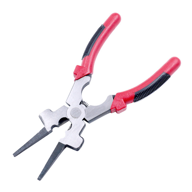 8 Inch Multi-function Welding Tongs High Carbon Steel Welder Gas Welding Protection Long-nosed Clamping Pliers