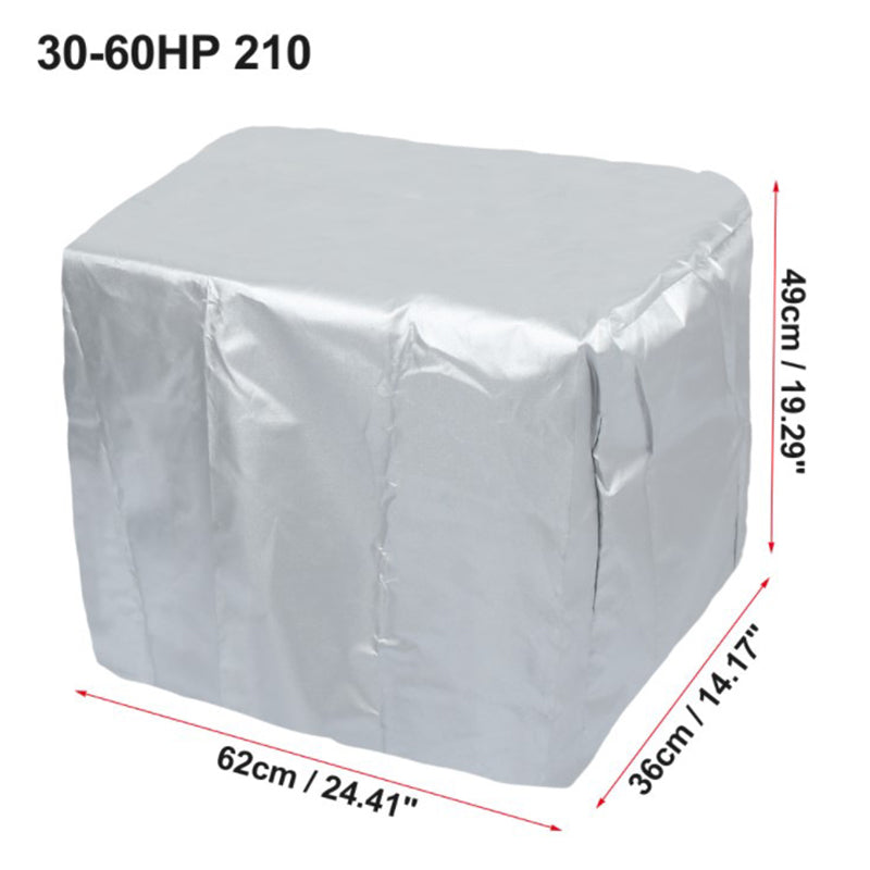 30-60HP Waterproof Oxford Cloth Yacht Half Outboard Motor Engine Dust Cover Marine Engine Protector, 62*36*49cm