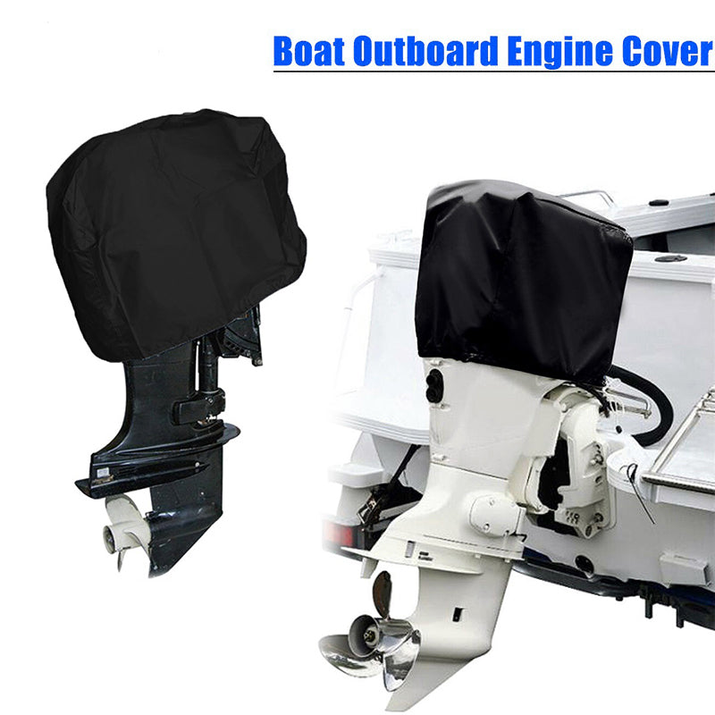 30-60HP Waterproof Oxford Cloth Yacht Half Outboard Motor Engine Dust Cover Marine Engine Protector, 62*36*49cm