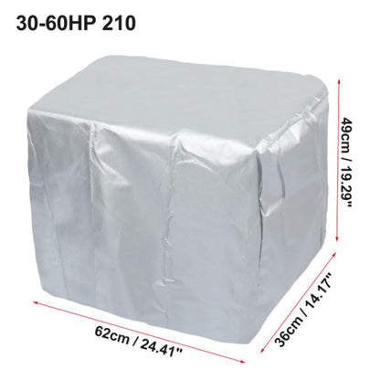 30-60HP Waterproof Oxford Cloth Yacht Half Outboard Motor Engine Dust Cover Marine Engine Protector, 62*36*49cm