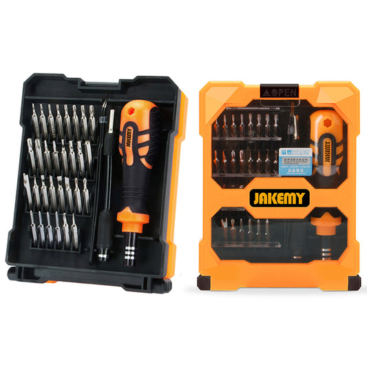 JAKEMY JM-8159 Portable 34-in-1 Precision Screwdriver Set Household Repair Tool Bits for Cellphones, Laptops