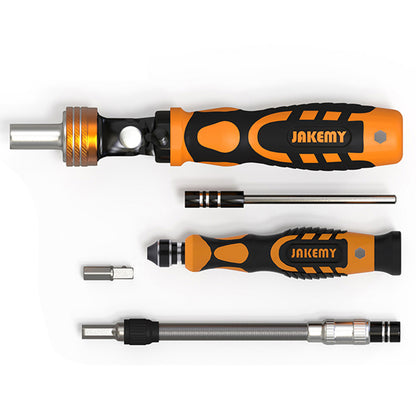 JAKEMY JM-6123 31-in-1 Multifunction Hardware Hand Tool Set Portable Screwdriver Bits for TVs, Computers