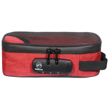 FIREDOG CL109 Smell Proof Bag with Combination Lock Portable Pipe Tobacco Pouch Carton Mesh Bag