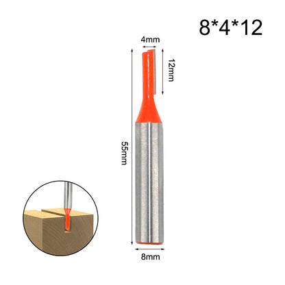 MC02083 8x4x12mm Woodworking Slotting Cutter 8mm Shank Knife Trimmer Cutting Tool