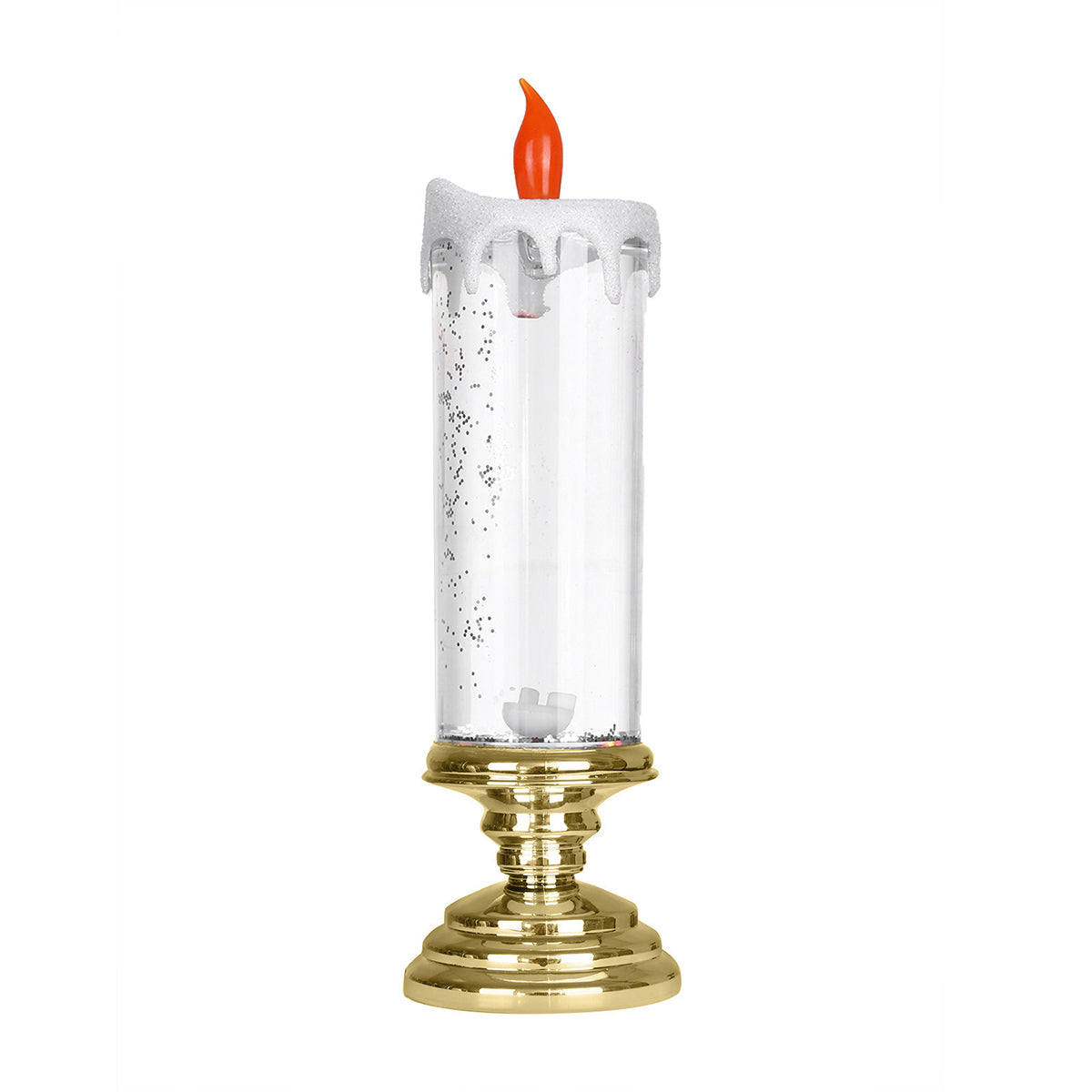 Christmas LED Candle Light Decorative Craft Night Light Colorful Fantasy Crystal Candles Tourist Souvenirs