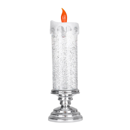 Christmas LED Candle Light Decorative Craft Night Light Colorful Fantasy Crystal Candles Tourist Souvenirs