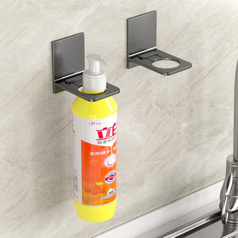 Shower Gel Bottle Hanging Holder Bathroom Washroom No Drilling Bracket Shampoo Hanger Rack Organizer