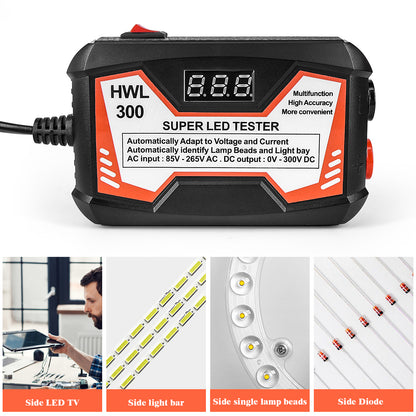 0-300V LED Lamp TV Backlight Tester Multifunctional LED Strips Beads Test Tool Measurement Instruments for LED Light (CE / FCC Certified)