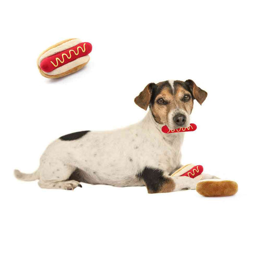 TG-TOY0098 Plush+PP Cotton Hot Dog Toy