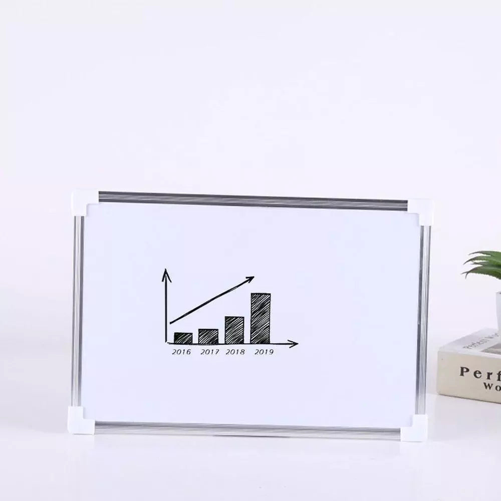 Magnetic Whiteboard Double Sided Small Dry Erase Board, Size: 35 x 50cm