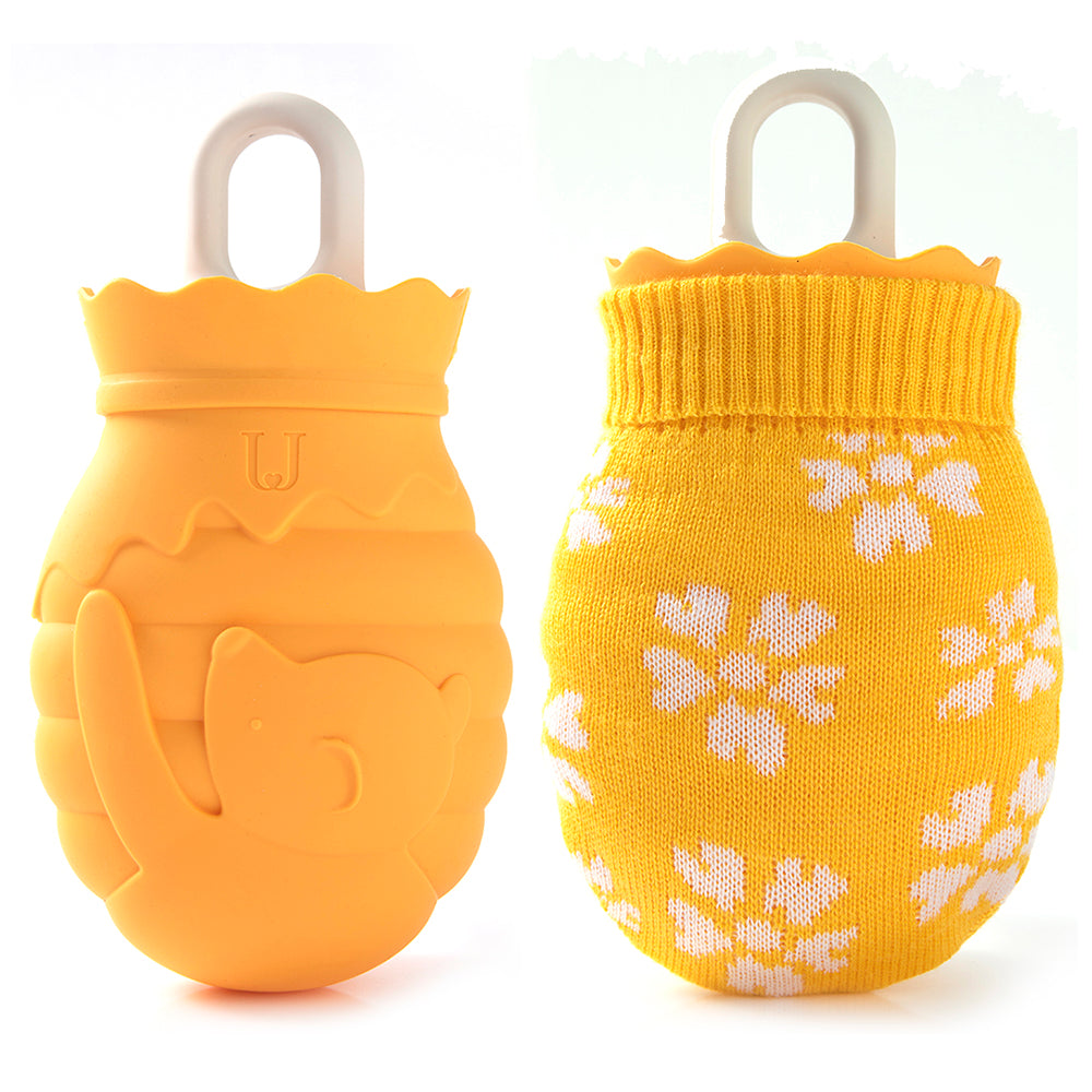 XIAOMI YOUPIN JORDAN&JUDY WD0032-S Honey Jar Shape Bear Decor Dual-Use Ice/Hot Water Bottle Bag Reusable Hand Warmer