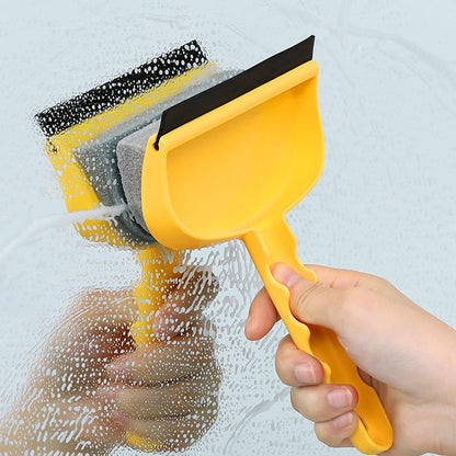 Multifunction Glass Cleaning Brush Tool Home Double-Sided Window Cleaning Washing Wiper Brush