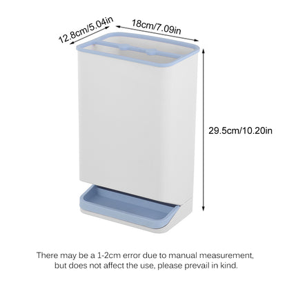 Umbrella Stand with Drip Tray 6 Holes Umbrella Holder Stand Plastic Detachable Umbrella Storage Rack