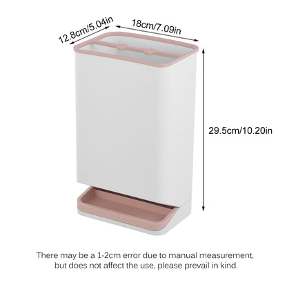 Umbrella Stand with Drip Tray 6 Holes Umbrella Holder Stand Plastic Detachable Umbrella Storage Rack