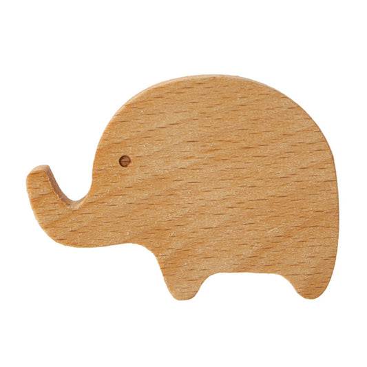 KTGJ001 Cute Animal Shaped Hook Wall Hanging Coat Rack Home Decoration Solid Wood Hanger