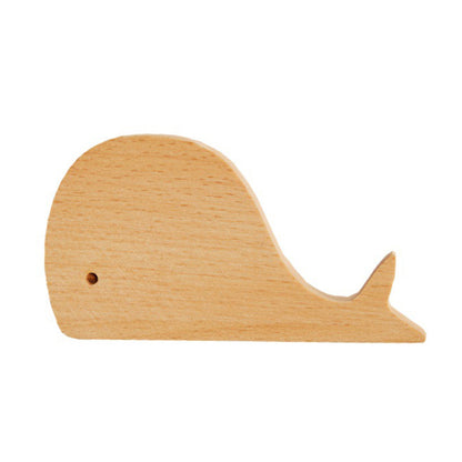 KTGJ001 Cute Animal Shaped Hook Wall Hanging Coat Rack Home Decoration Solid Wood Hanger