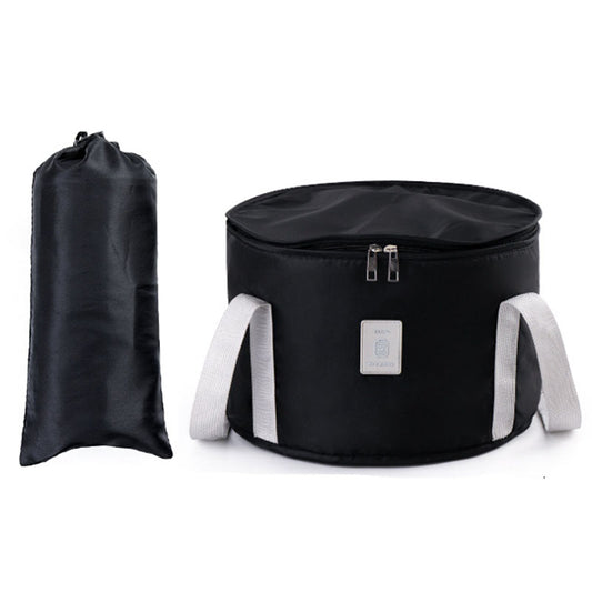 TB-0678 Small Size Portable Folding Water Bucket Travel Camping Hiking Water Holder Bag Washbasin with Lid