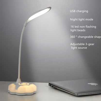 LED Desk Lamp Dimmable Table Lamp Desk Light Office Lamp with 3 Brightness Levels for Studying Working and Reading