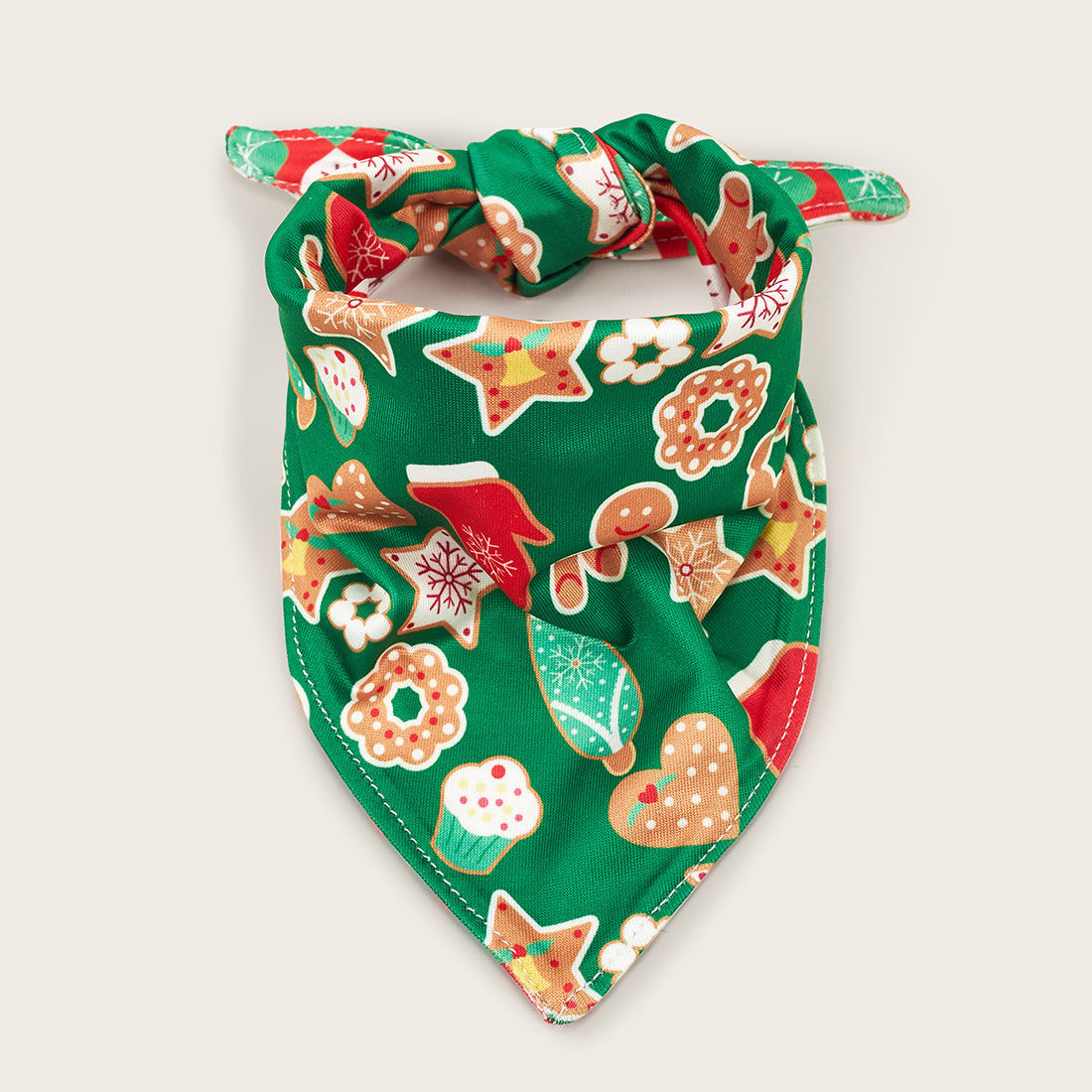 Christmas Dog Bandanas Pet Bib Bandanas Pet Scarf Washable Dog Bib Costume [Size: S]