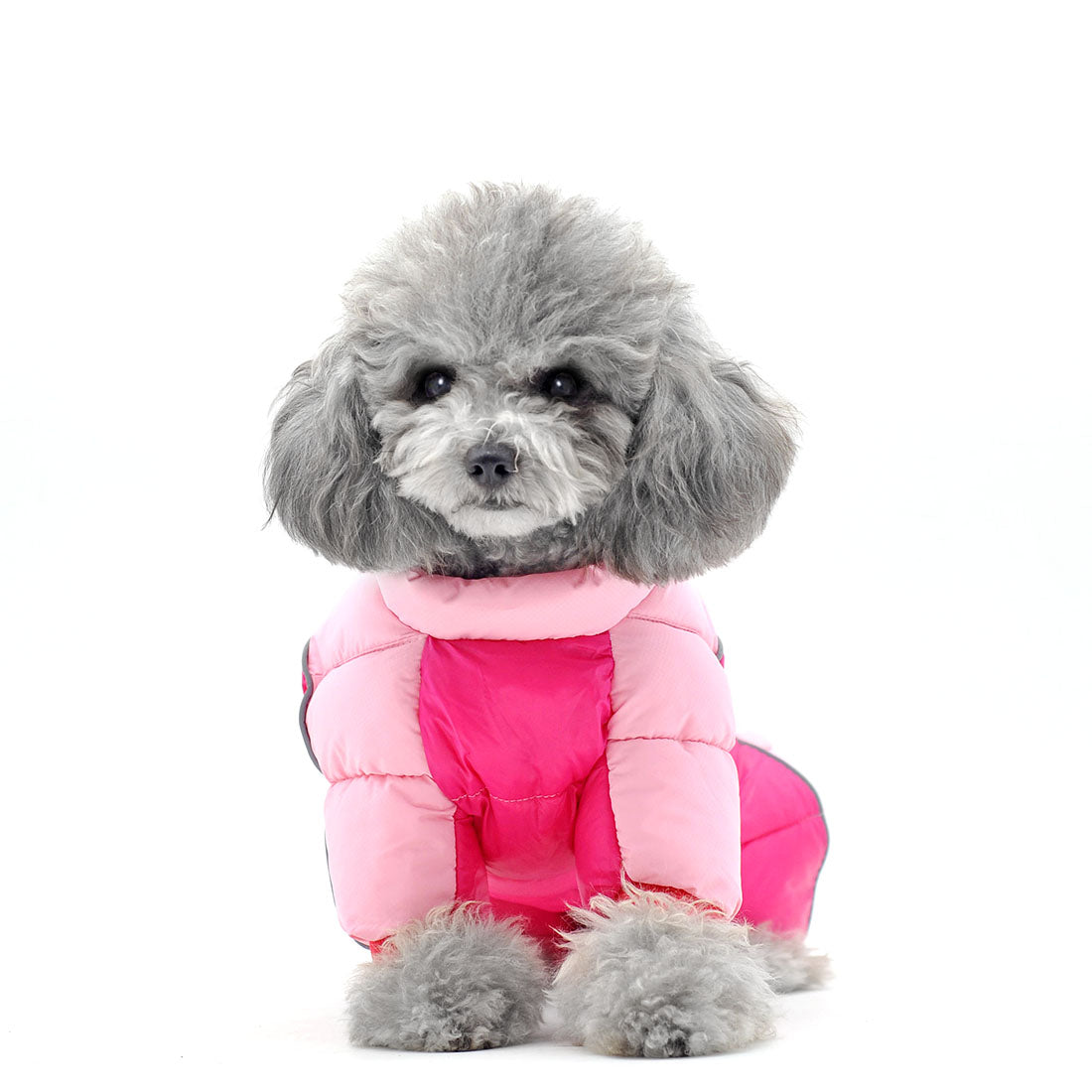 TG-CL060 Camouflage Splicing Pet Dog Zipper Coat Waterproof Winter Puppy Outwear