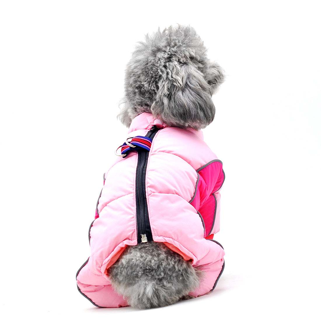 TG-CL060 Camouflage Splicing Pet Dog Zipper Coat Waterproof Winter Puppy Outwear