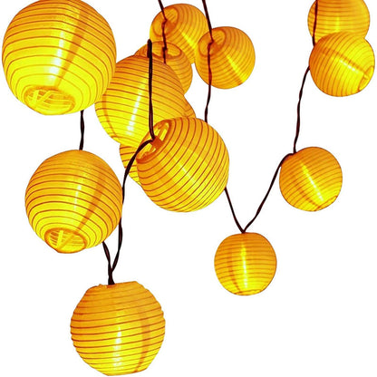 3.5m 10LED String Lights Lantern Solar Lamp Fairy Light Garden Outdoor Decoration for Festival Party