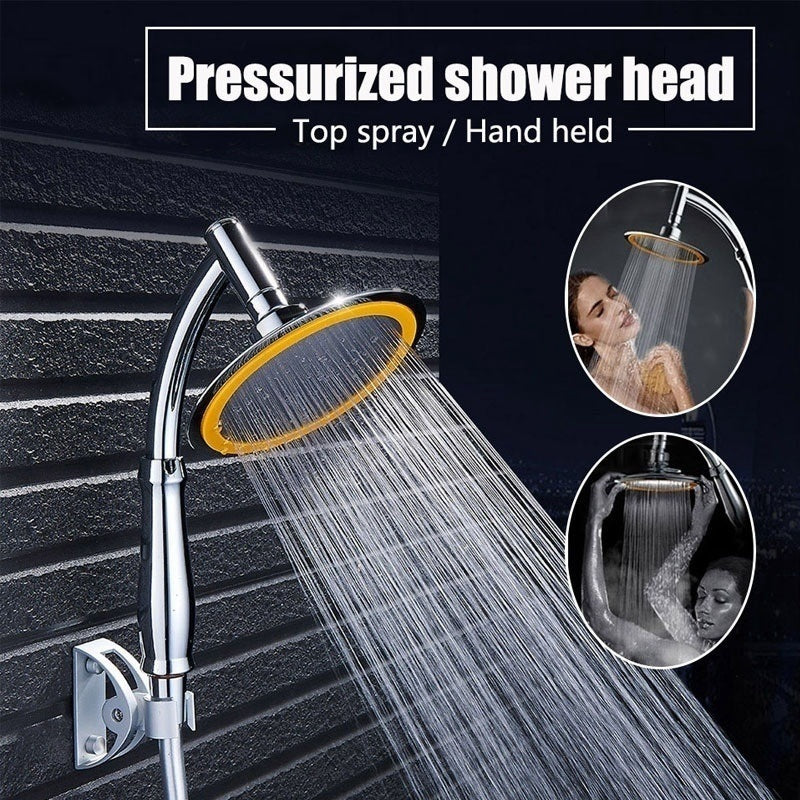 6'' Handheld Shower Head High Pressure Angle Adjustable Enjoy Luxurious Rain Showerhead