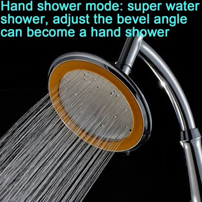 6'' Handheld Shower Head High Pressure Angle Adjustable Enjoy Luxurious Rain Showerhead