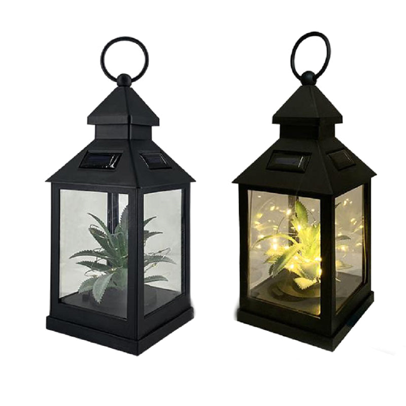 Solar 20 LED Light Outdoor Plant Wind Lamp Lantern Outdoor Yard Path Lawn Hanging Night Lamps