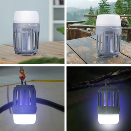 HEWOLF HW-M1832 2-in-1 Mosquito Killer Tent Light Portable LED Camping Lantern Anti-Bug Insect-Trap for Indoor and Outdoor