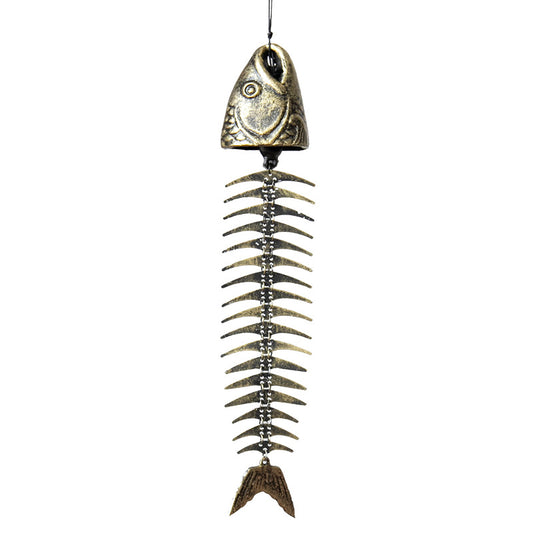 Wind Chimes Fishbone Pattern Door Hanging Bells Pendant