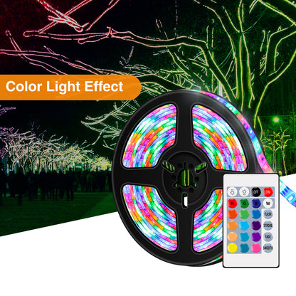 5V 4m Waterproof RGB Color Charing LED Light String USB Powered Remote Control Lamp Strip